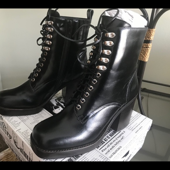 Jeffrey Campbell Heeled Combat boot - Picture 2 of 5